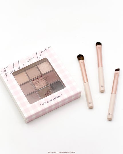 KEYBO FALL IN LOVE SHADOW PALETTE/keybo/アイシャドウパレットを使ったクチコミ(4枚目)