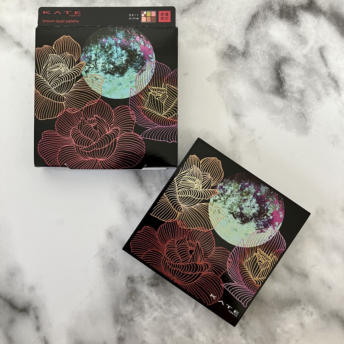 KATE 魂コレクション ブラウンレイヤーパレット EX-1 レッドブラウン系/KATE/アイシャドウパレットを使ったクチコミ（1枚目）