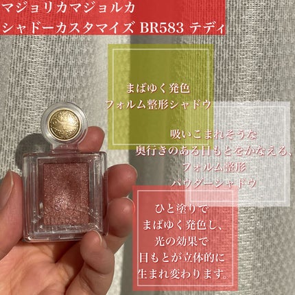 シャドーカスタマイズ/MAJOLICA MAJORCA/単色アイシャドウを使ったクチコミ(2枚目)