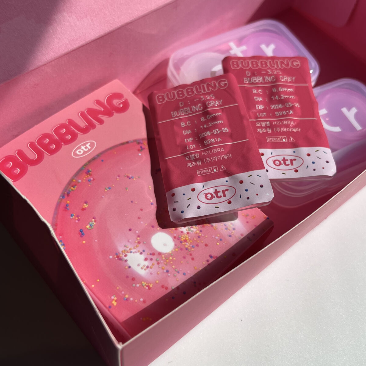 BUBBLING/otr/カラーコンタクトレンズを使ったクチコミ（3枚目）