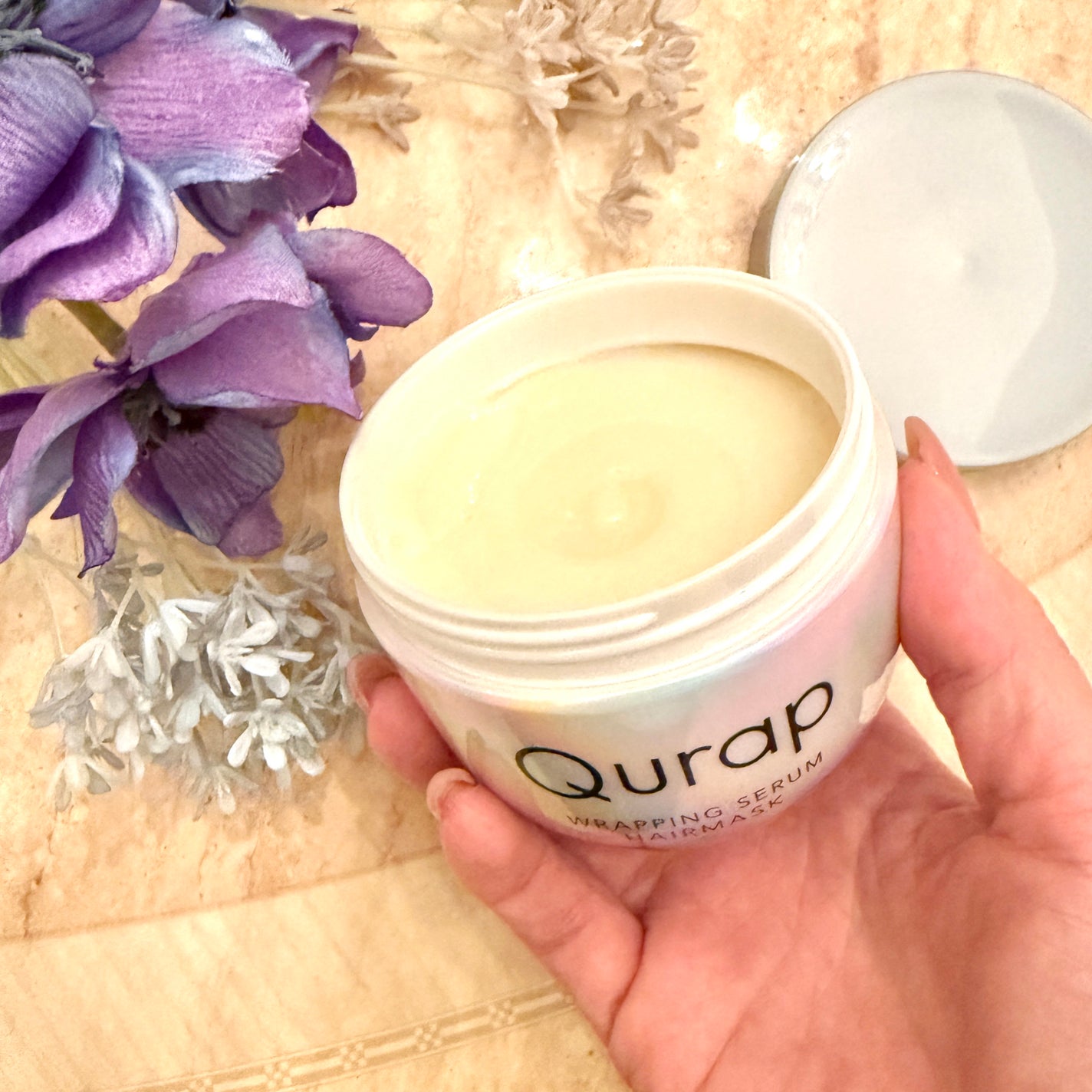 ラッピングセラムヘアマスク/Qurap/洗い流すヘアトリートメントを使ったクチコミ(2枚目)