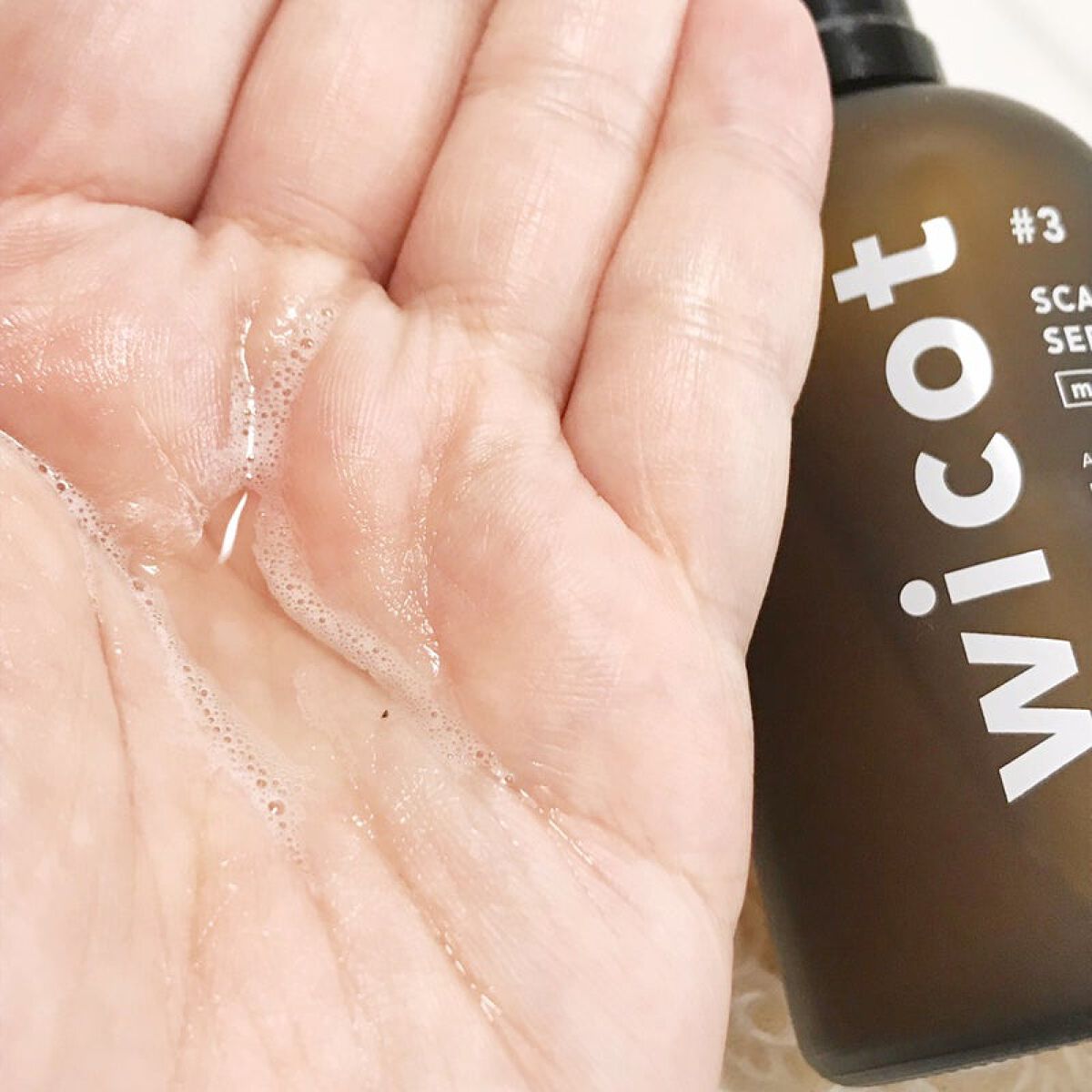 薬用スカルプセラム/wicot/頭皮ローションを使ったクチコミ（2枚目）