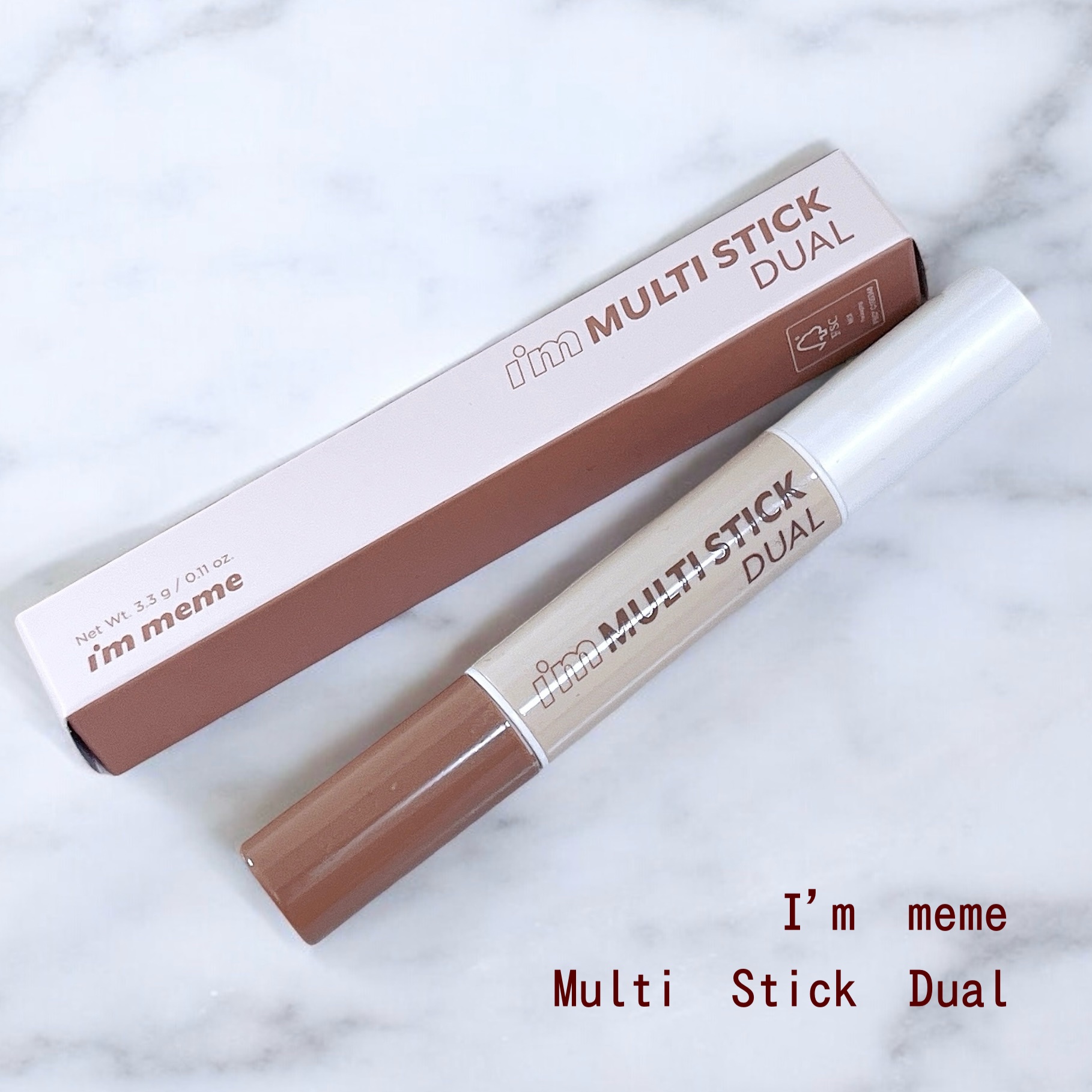 🎀i’m meme
アイムマルチスティック デュアル

シェーディングとハイライトが1本になった
アイムミミの優秀スティック♡

なめらかな描き心地で色も自然だから、
初心者でも簡単に立体感のある
ノーズメイクができちゃう🫰🏻💗
こ