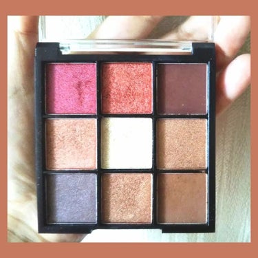 UR GLAM　BLOOMING EYE COLOR PALETTE/U R GLAM/パウダーアイシャドウを使ったクチコミ（2枚目）