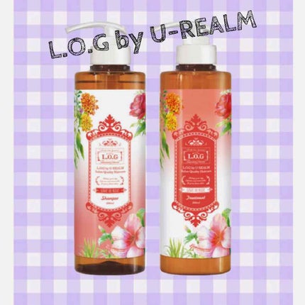L.O.G by U-REALM サロンクオリティーシャンプー/トリートメント スイートガーリー/サロンシャンプー/市販シャンプーを使ったクチコミ(1枚目)