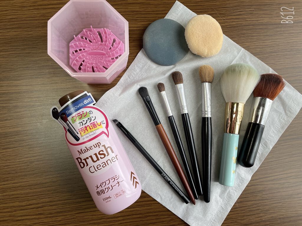 メイクブラシ専用クリーナー/DAISO/その他化粧小物を使ったクチコミ（1枚目）