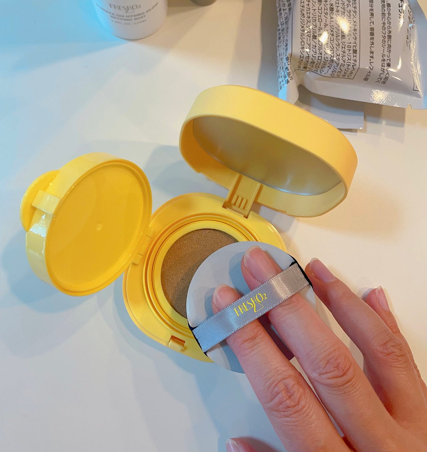 クラウドオールウェイズオン クッションファンデ ーション/FRESHO2/クッションファンデーションを使ったクチコミ(3枚目)