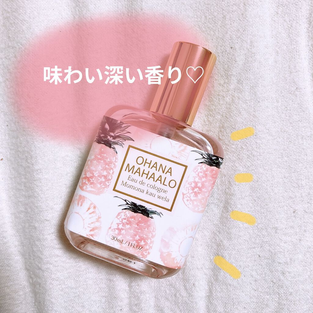 OHANA MAHAALO オハナ・マハロ オーデコロン  <モモナ カウウエラ>のクチコミ「OHANA MAHAALO
オハナ・マハロ オーデコロン
モモナ カウウエラ

購入場所　Am.....」（1枚目）