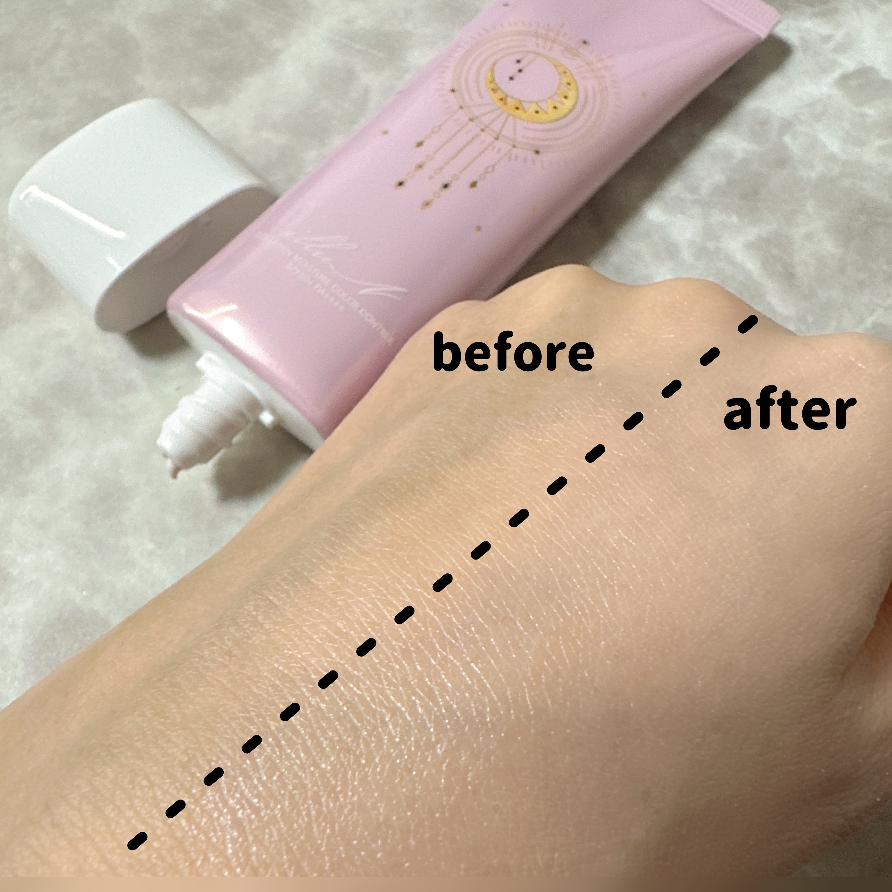 コラーゲンモイスチャーカラーコントロール/illuN/化粧下地を使ったクチコミ（3枚目）