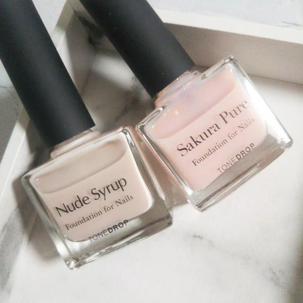 ファンデーション for Nails by トーンドロップ/D-UP/マニキュアを使ったクチコミ(2枚目)