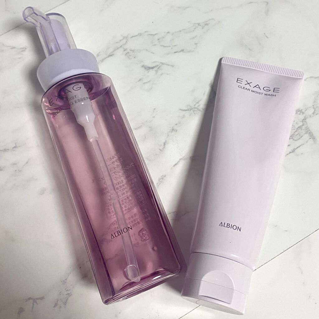 エクサージュ クリアモイスト ウォッシュ/ALBION/洗顔フォームを使ったクチコミ（1枚目）