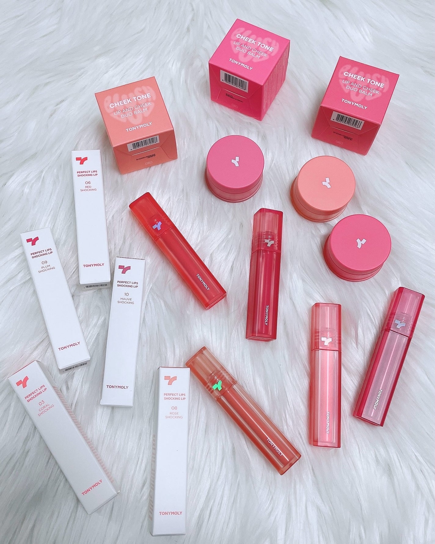 チークトーン リップ&チーク デュオバーム/TONYMOLY/口紅を使ったクチコミ(9枚目)