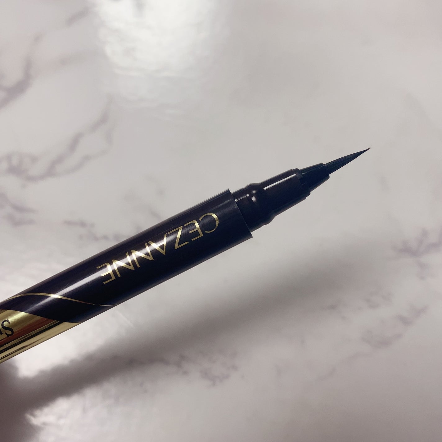 極細アイライナーEX/CEZANNE/リキッドアイライナーを使ったクチコミ(1枚目)