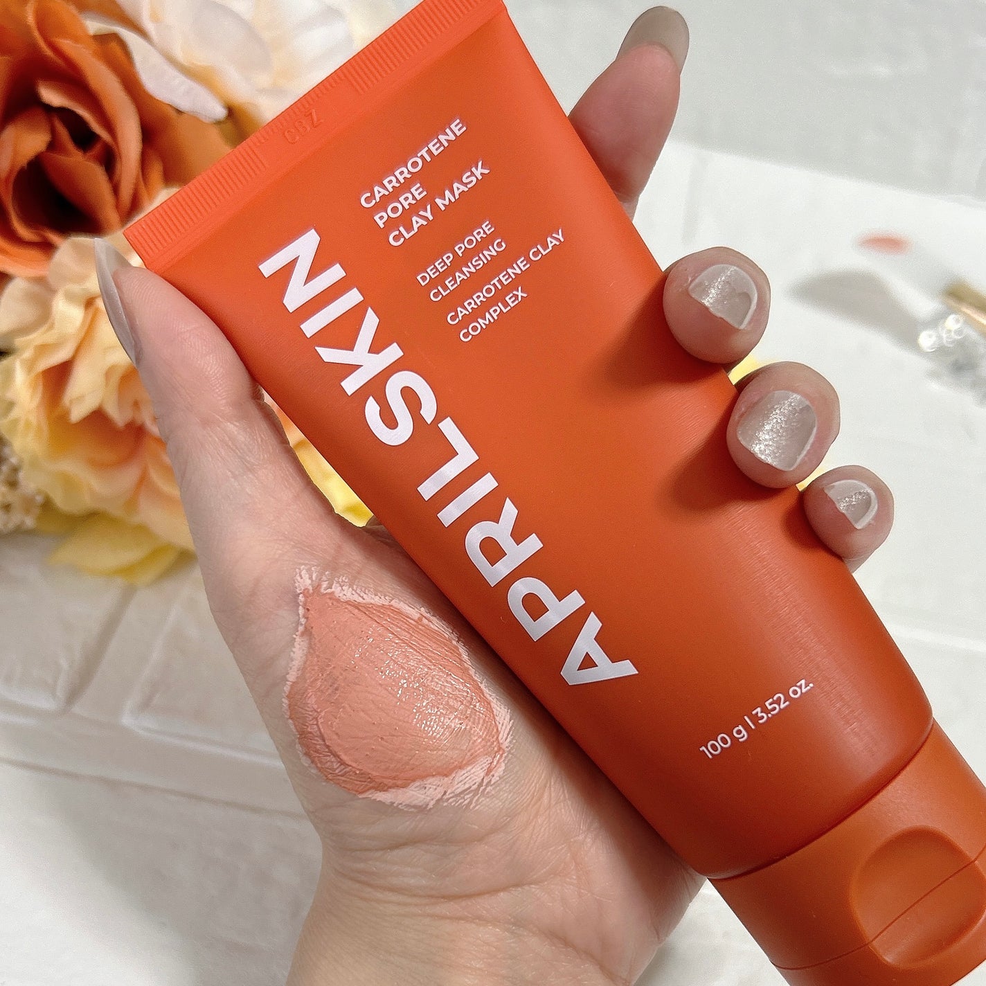 カロテン毛穴レスクレイパック/APRILSKIN/洗い流すパック・マスクを使ったクチコミ(7枚目)