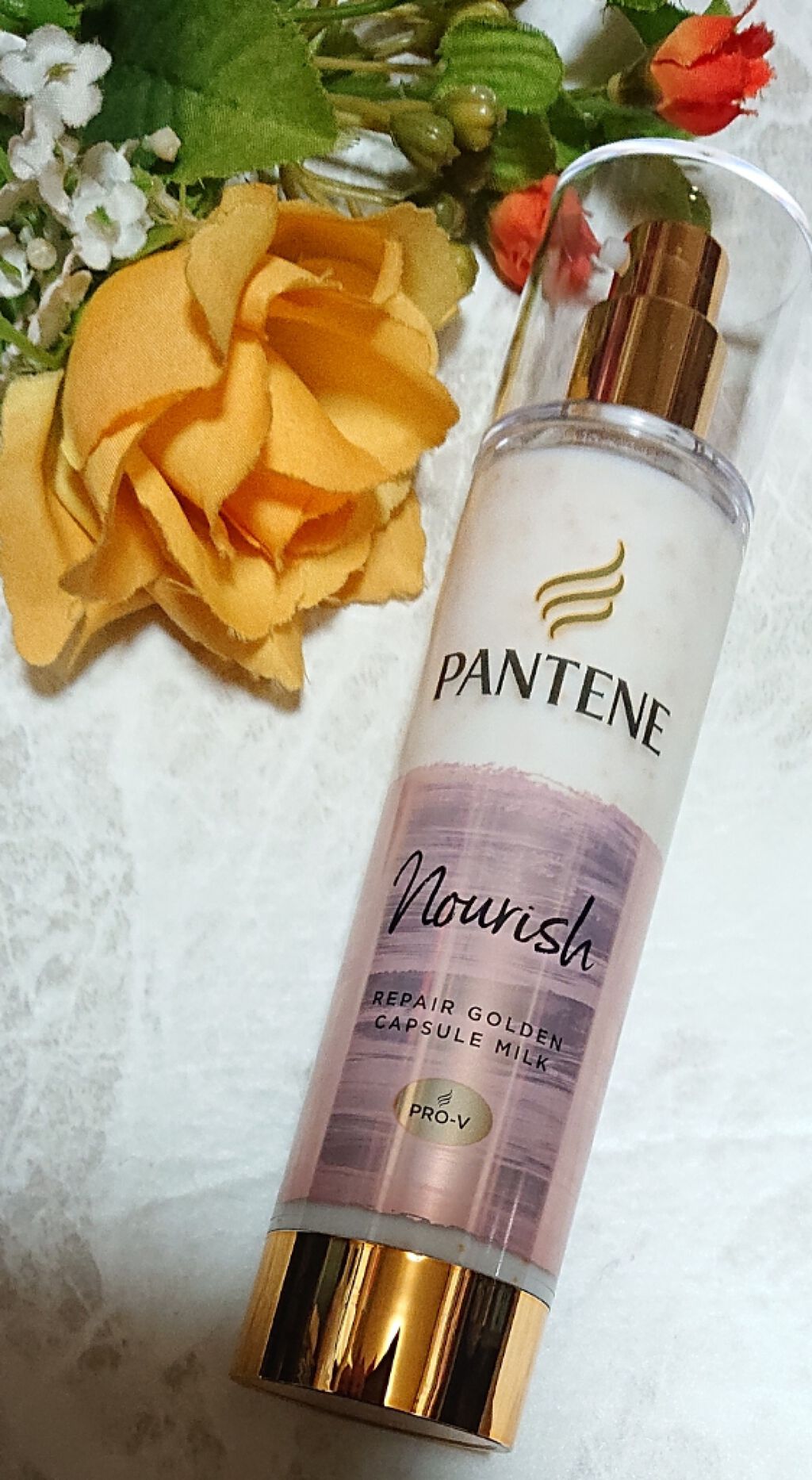 リペアー ゴールデン カプセル ミルク/パンテーン/ヘアミルクを使ったクチコミ（2枚目）