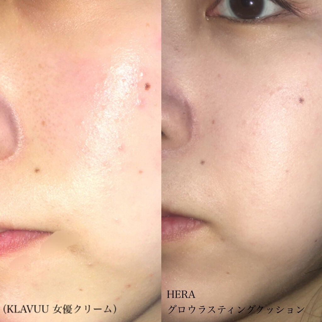 グローラスティングクッションSPF50+/PA+++ /HERA/クッションファンデーションを使ったクチコミ(3枚目)