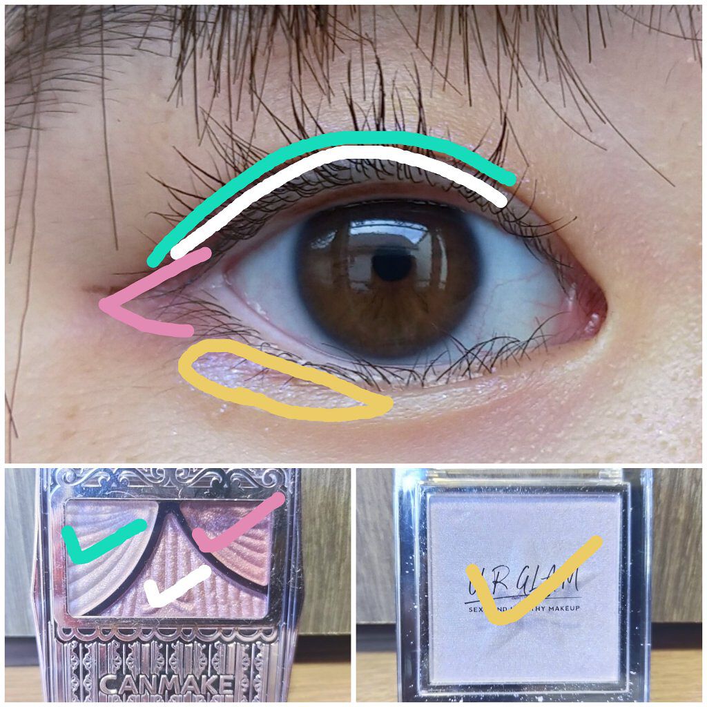 UR GLAM　BRIGHTNING POWDER/U R GLAM/パウダーハイライトを使ったクチコミ（2枚目）