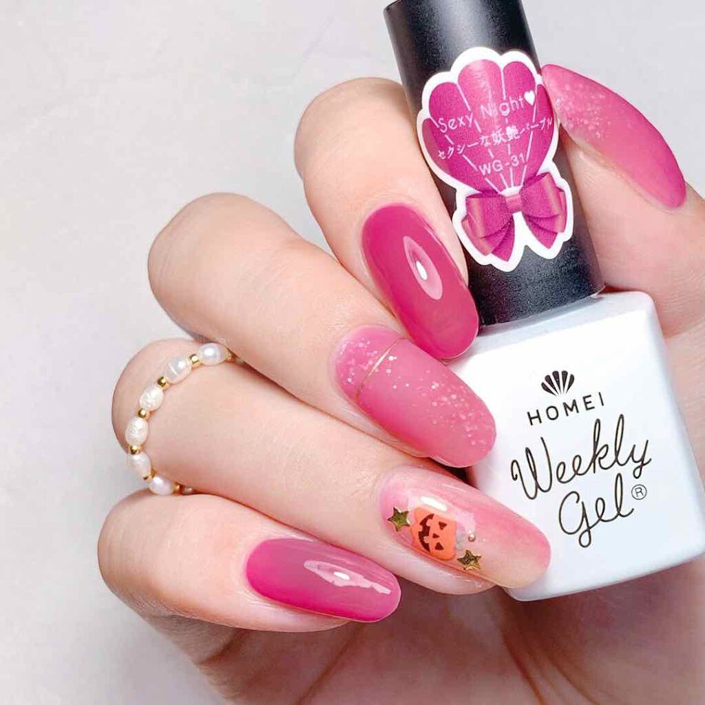 ウィークリー マットトップジェル/HOMEI/ジェルネイルを使ったクチコミ（2枚目）