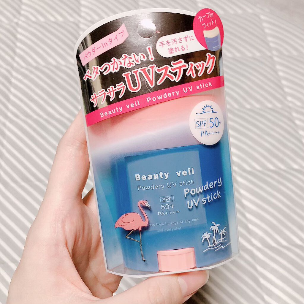 パウダリーUVスティック/Beauty veil/日焼け止めスティックを使ったクチコミ(2枚目)