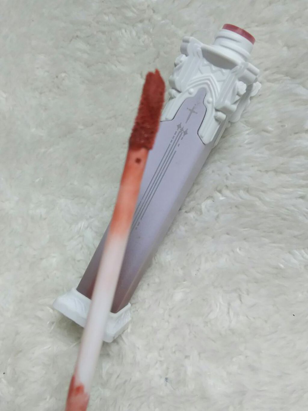 リトルエンジェルフェザーマットリップ/FlowerKnows/口紅を使ったクチコミ（2枚目）