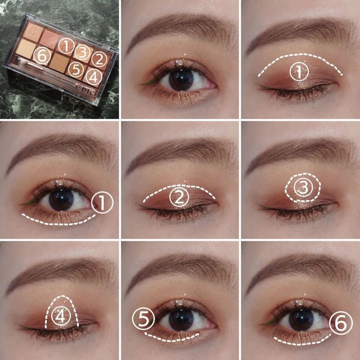 プロ アイ パレット/CLIO/アイシャドウパレットを使ったクチコミ(4枚目)