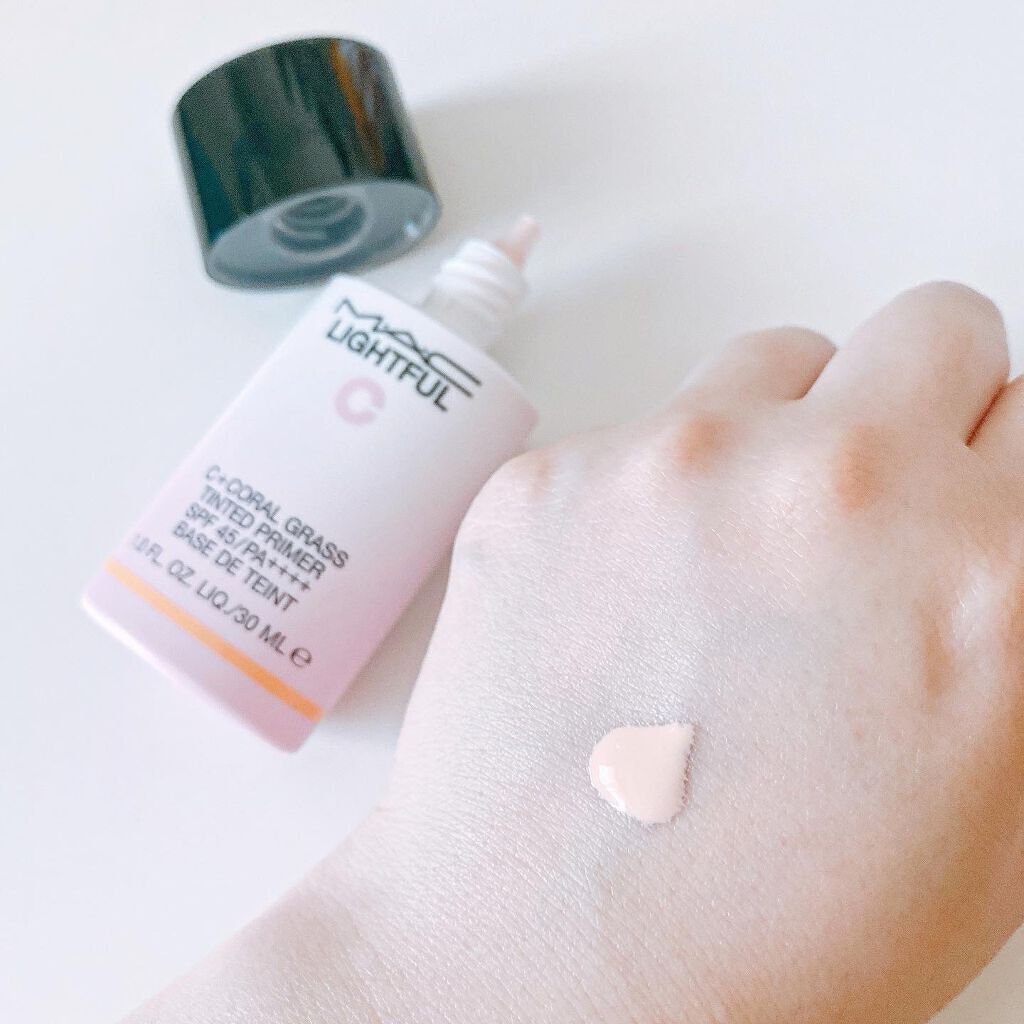 ライトフル Ｃ＋ティンティッド プライマーSPF45(PA++++)/M・A・C/化粧下地を使ったクチコミ（2枚目）