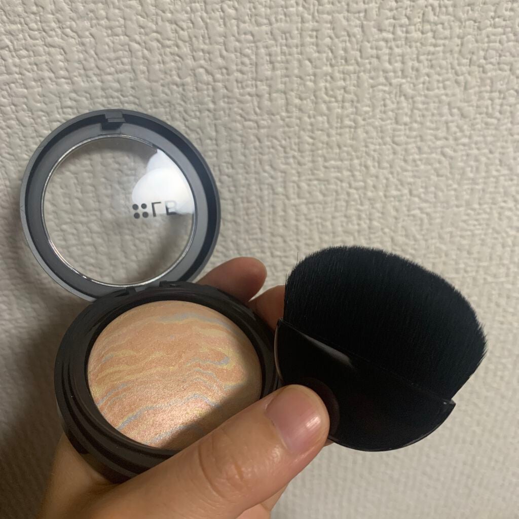マーブルハイライター/LB/パウダーチークを使ったクチコミ(3枚目)