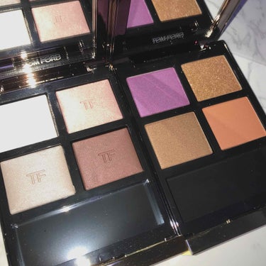 ⋆｡˚✩  ༘*ೄ˚
⠀
TOM FORD beauty
アイカラークォード
・ヴァージンオーキッド
・アフリカンバイオレット

配色かわいい！発色最高！ツヤツヤ！ラメかわいい！最高峰のパレットを手に入