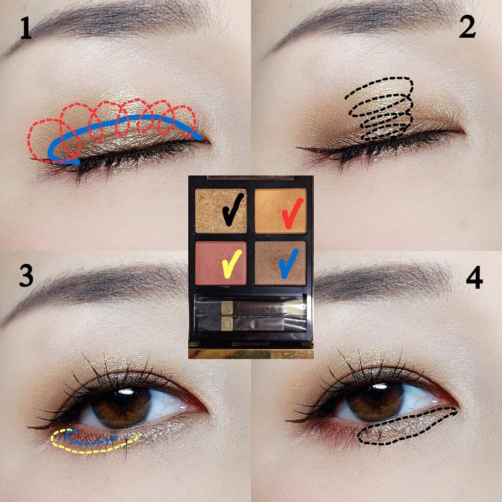 アイ カラー クォード/TOM FORD BEAUTY/アイシャドウパレットを使ったクチコミ(4枚目)