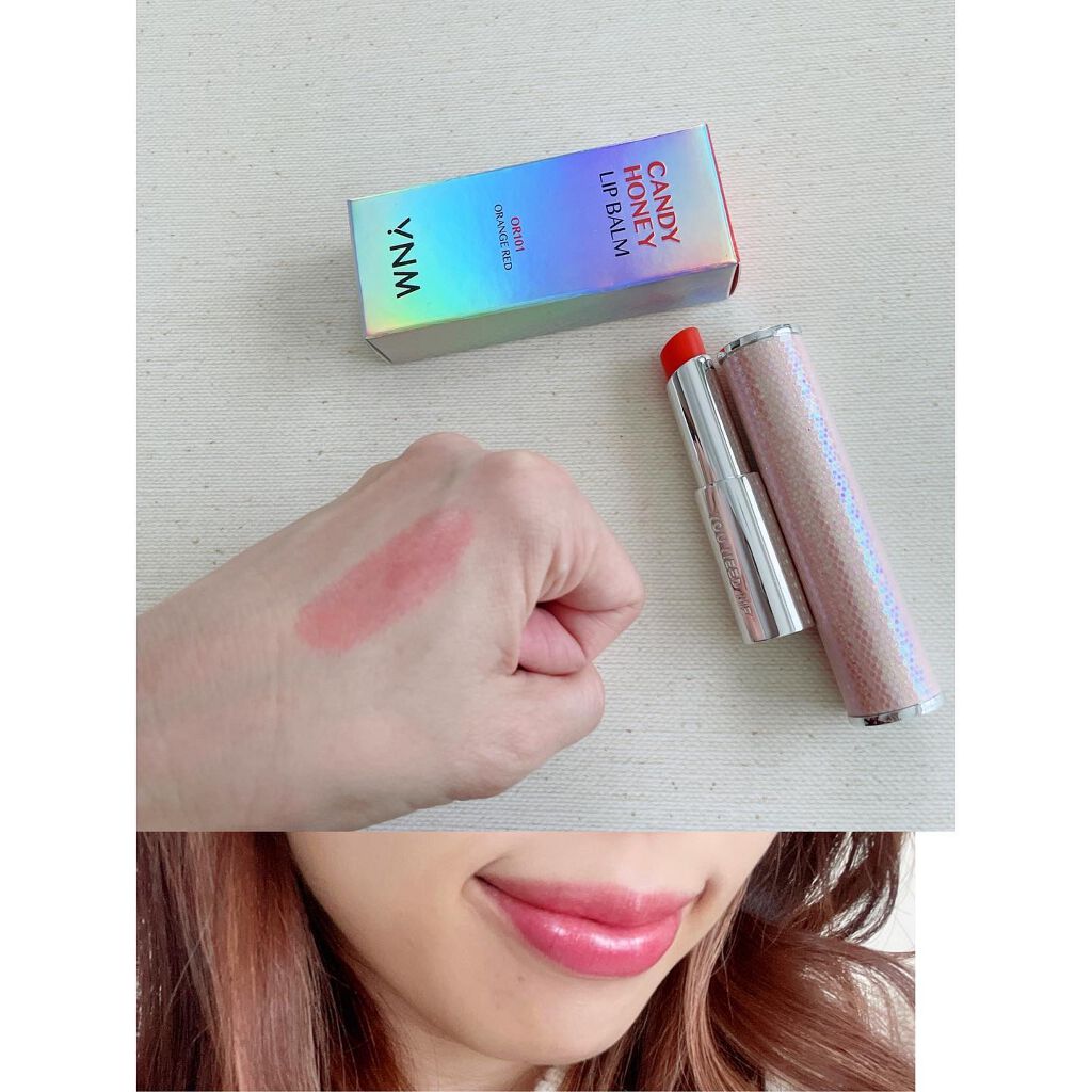 YNM レインボーハニーリップバーム/YNM/リップバームを使ったクチコミ(4枚目)