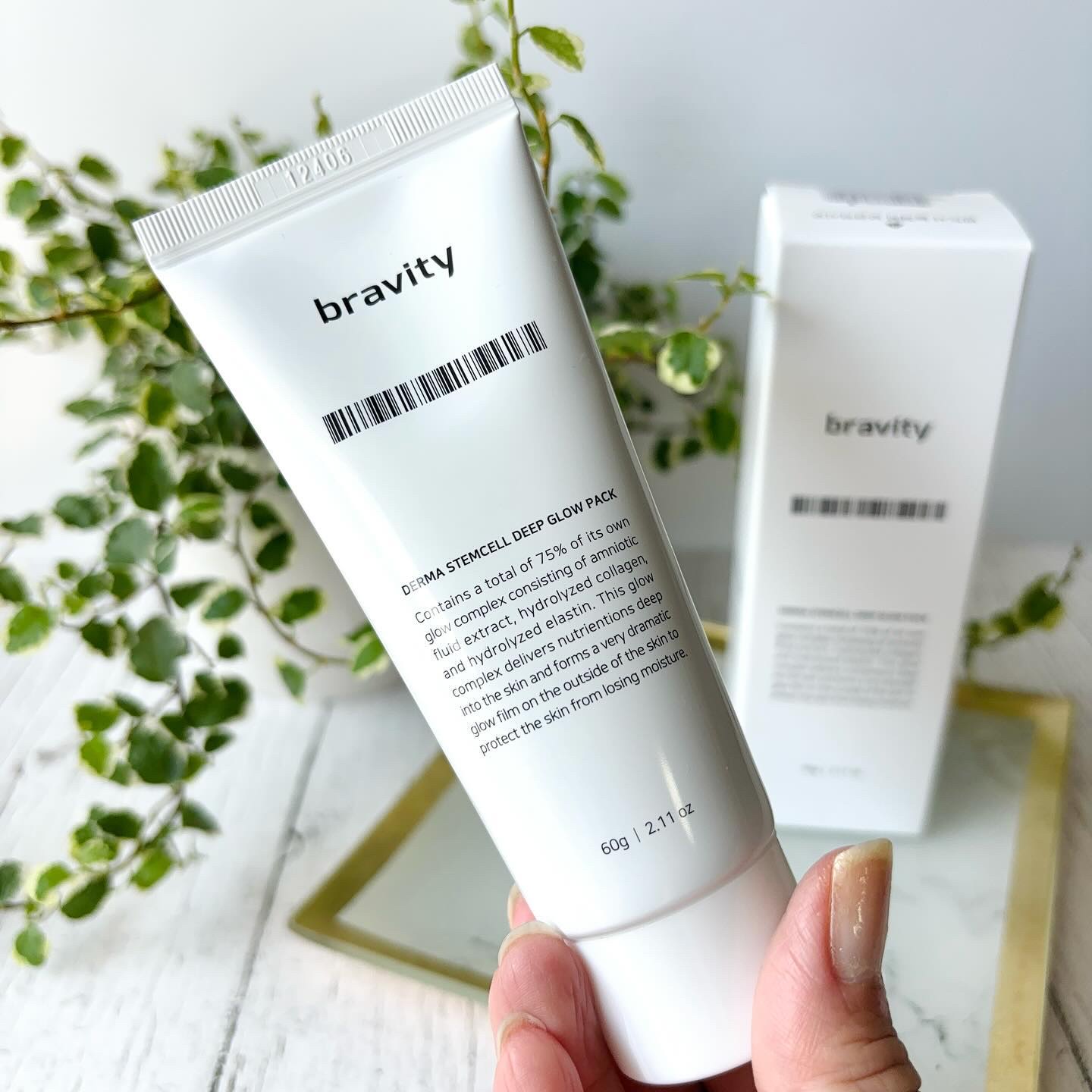 STEMCELL DEEP GLOW PACK/bravity/シートマスク・パックを使ったクチコミ（2枚目）