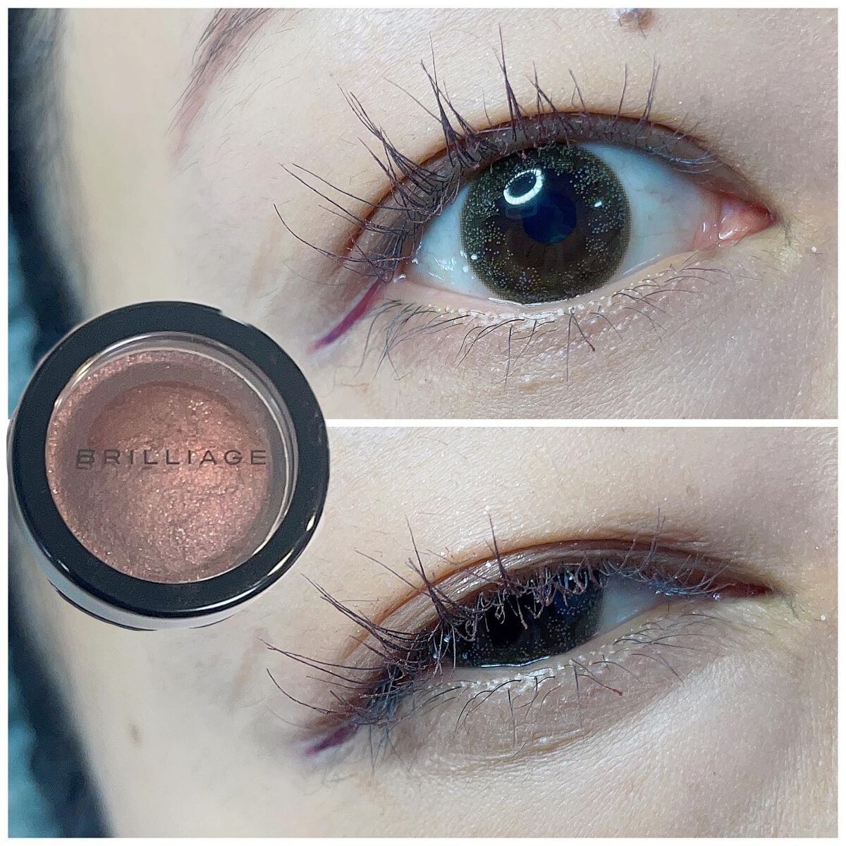 クチュールシャドーフォーアイズ コッパーブラウン/ブリリアージュ/ジェル・クリームアイシャドウを使ったクチコミ（1枚目）