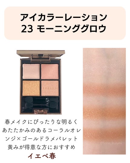 アイカラーレーション/LUNASOL/アイシャドウパレットを使ったクチコミ(9枚目)