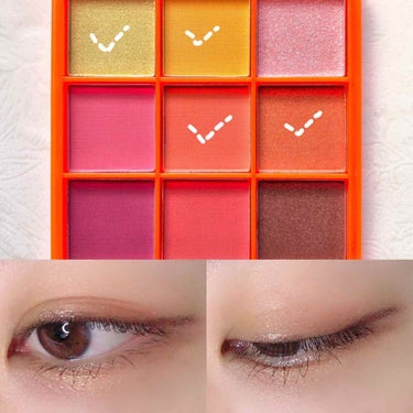 UR GLAM　BLOOMING EYE COLOR PALETTE/U R GLAM/アイシャドウパレットを使ったクチコミ（2枚目）