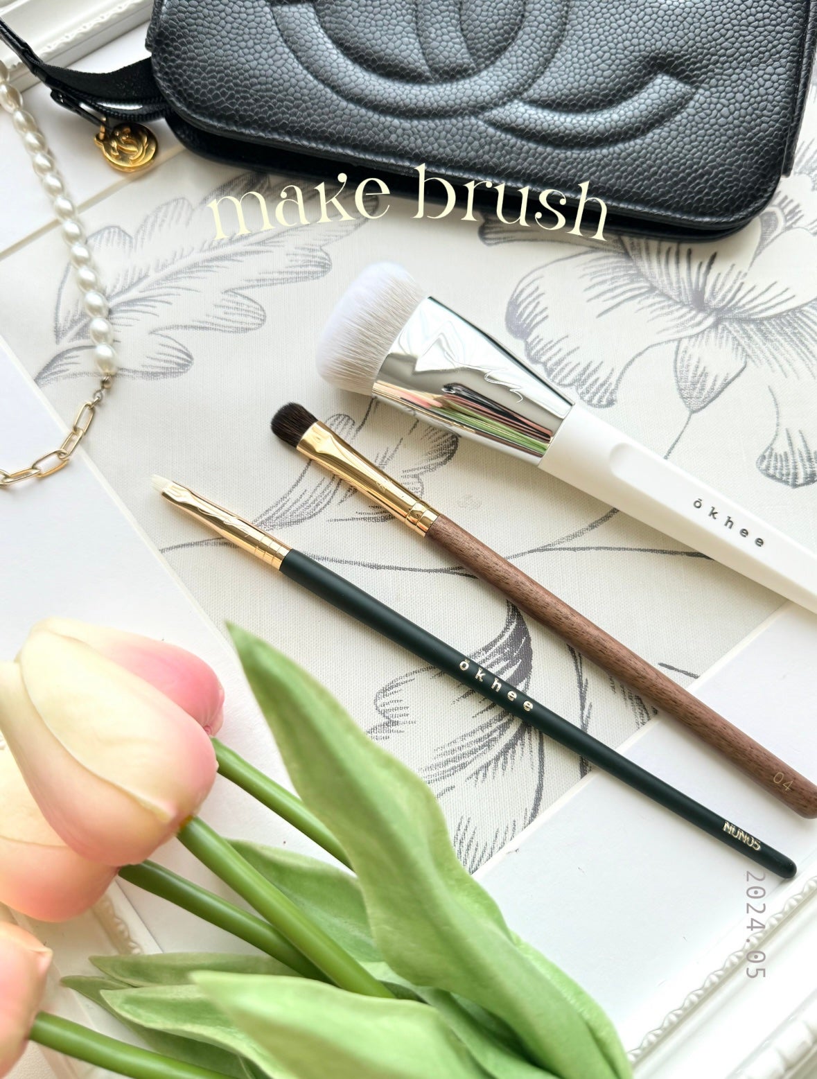 okhee 白玉ファンデーションブラシ/SOOA DOR/メイクブラシを使ったクチコミ(1枚目)