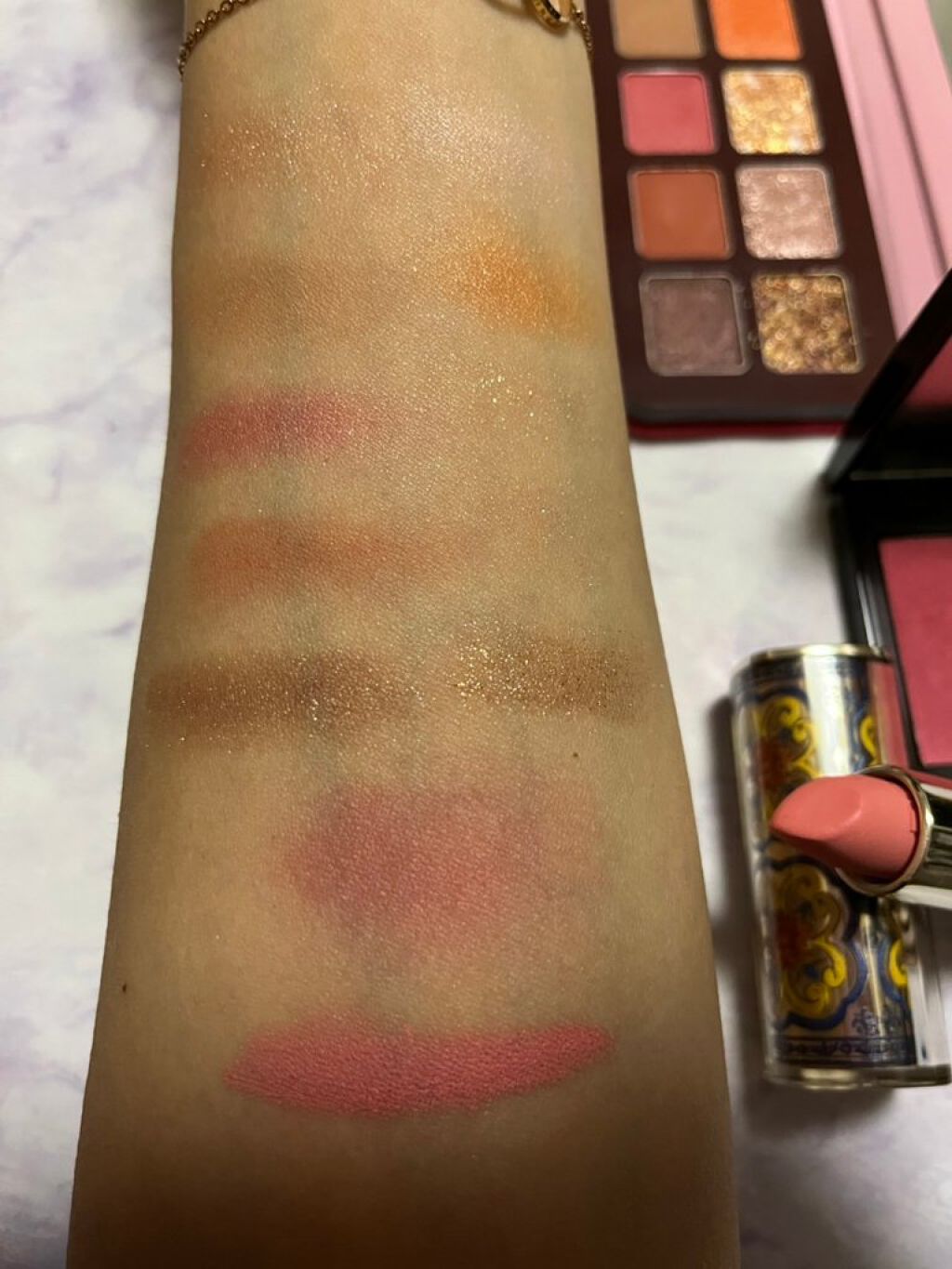 ザ・オンリーワン ラスティングマットカラー リップスティック 205 Candy Baby/DOLCE&GABBANA BEAUTY/口紅を使ったクチコミ（2枚目）