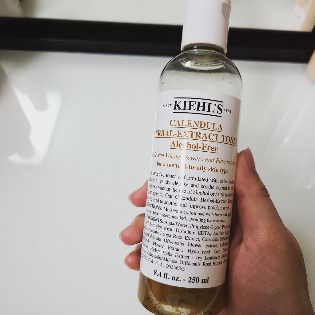 キールズ ハーバル トナー CL アルコールフリー/Kiehl's/化粧水を使ったクチコミ(1枚目)
