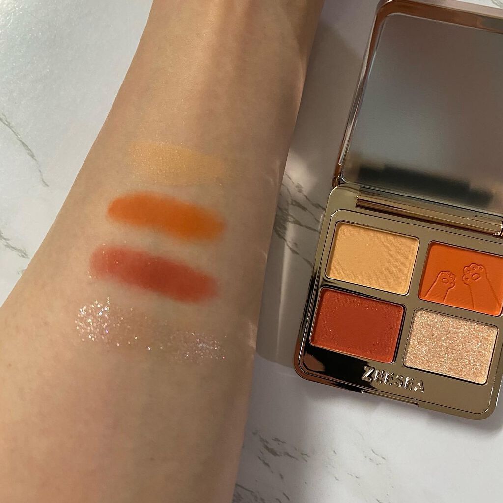 アニマルアイシャドウ(4シェード)/ZEESEA/アイシャドウパレットを使ったクチコミ(10枚目)