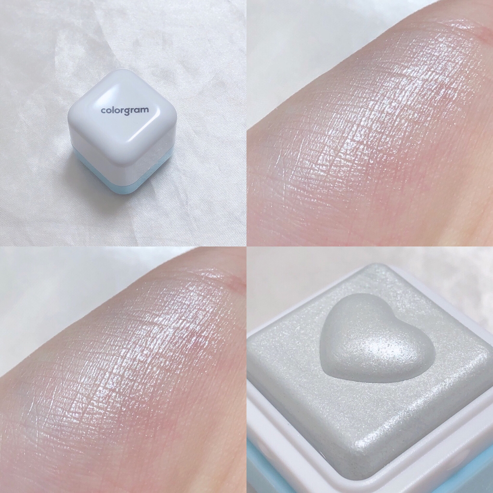 ミルクブリンハートライター/Colorgram/パウダーハイライトを使ったクチコミ（2枚目）