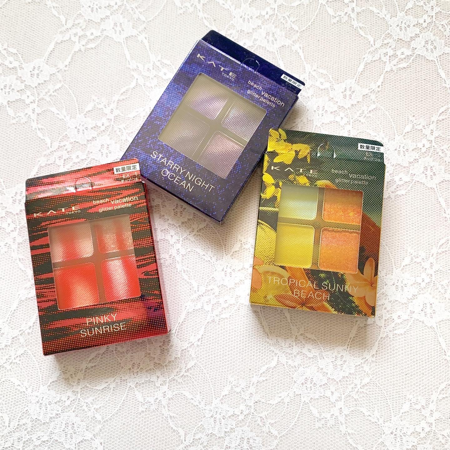 ビーチバカンスグリッターパレット/KATE/アイシャドウパレットを使ったクチコミ（2枚目）