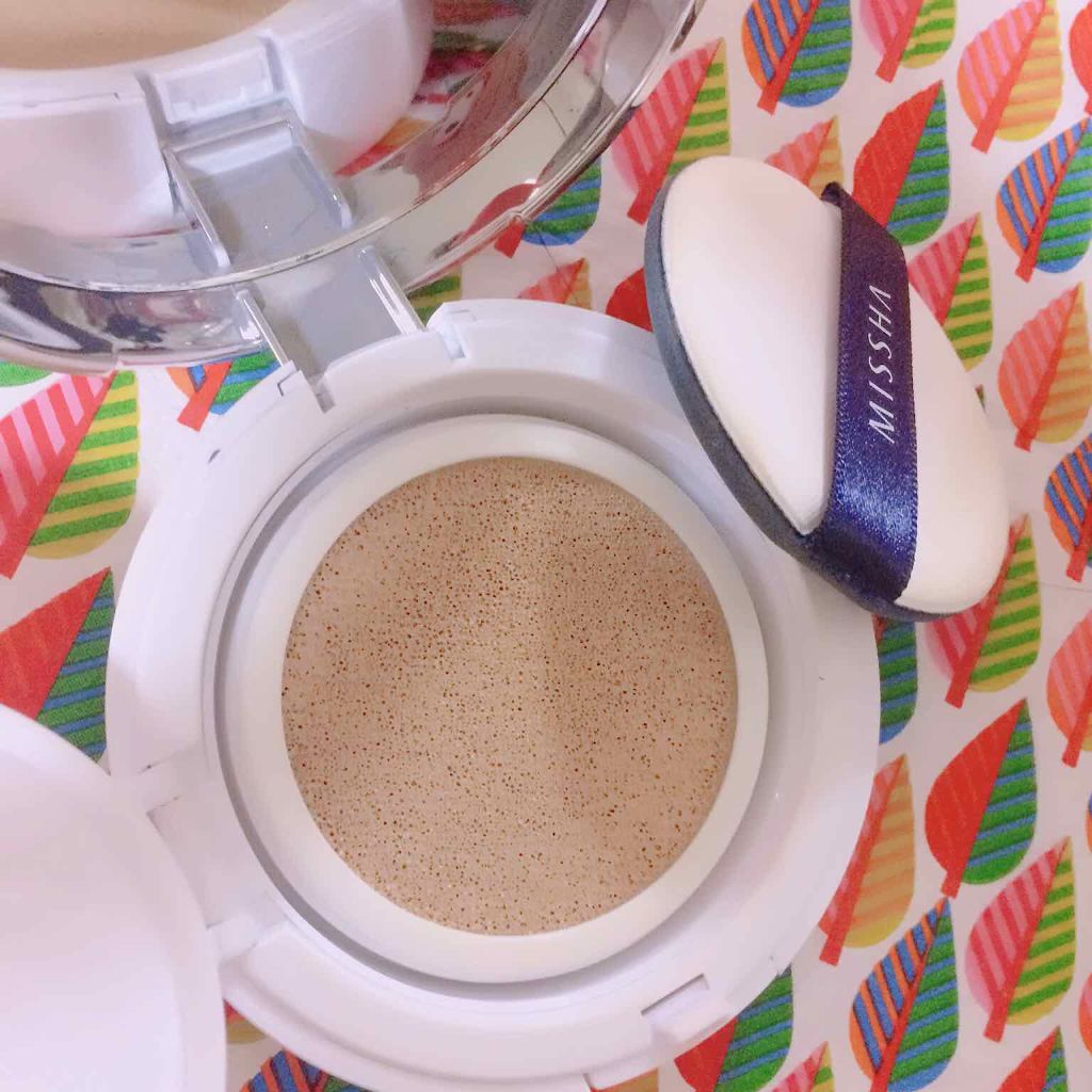 M クッションファンデーション(マット)/MISSHA/クッションファンデーションを使ったクチコミ（2枚目）