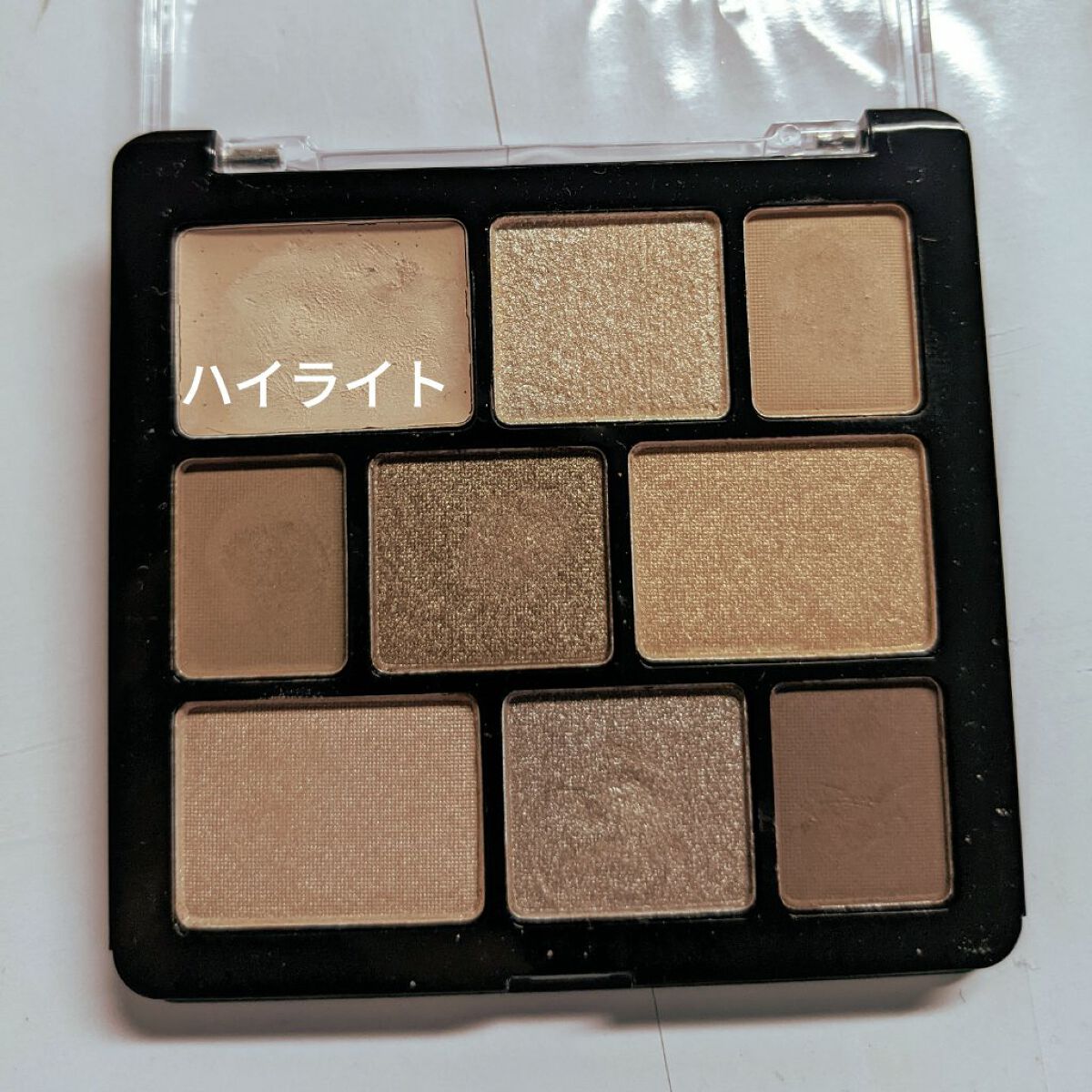 GENE TOKYO ムードアイシャドウパレット 01/DAISO/アイシャドウパレットを使ったクチコミ（2枚目）