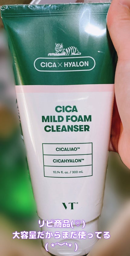 CICA マイルドフォームクレンザー/VT/洗顔フォームを使ったクチコミ(1枚目)