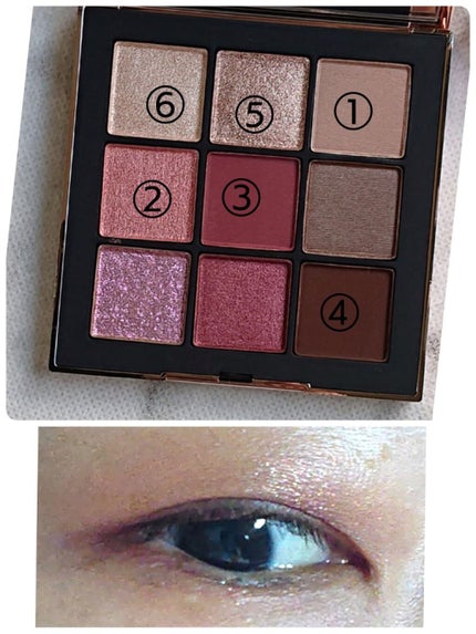 アンインヒビテッド アイシャドーパレット/NARS/アイシャドウパレットを使ったクチコミ(2枚目)