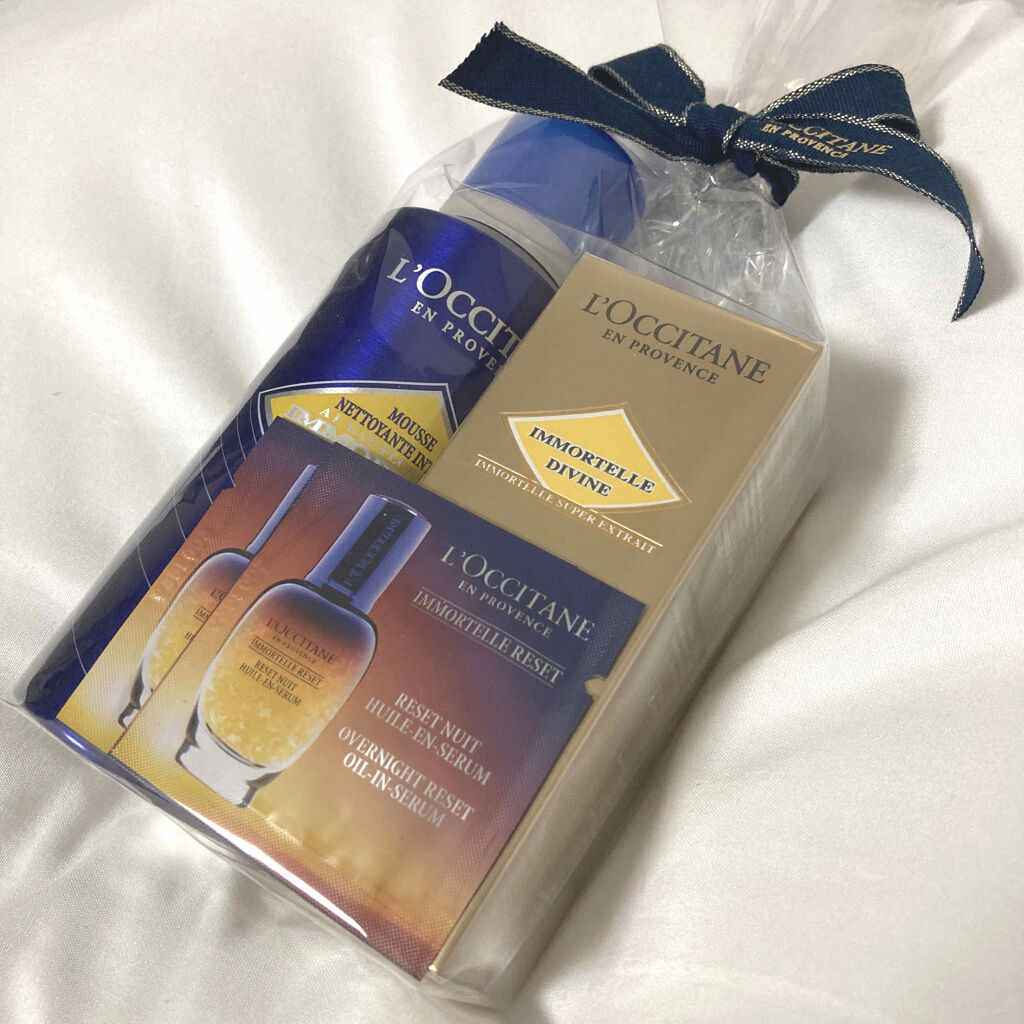 イモーテル プレシューズインテンスクレンジングフォーム/L'OCCITANE/洗顔フォームを使ったクチコミ（1枚目）