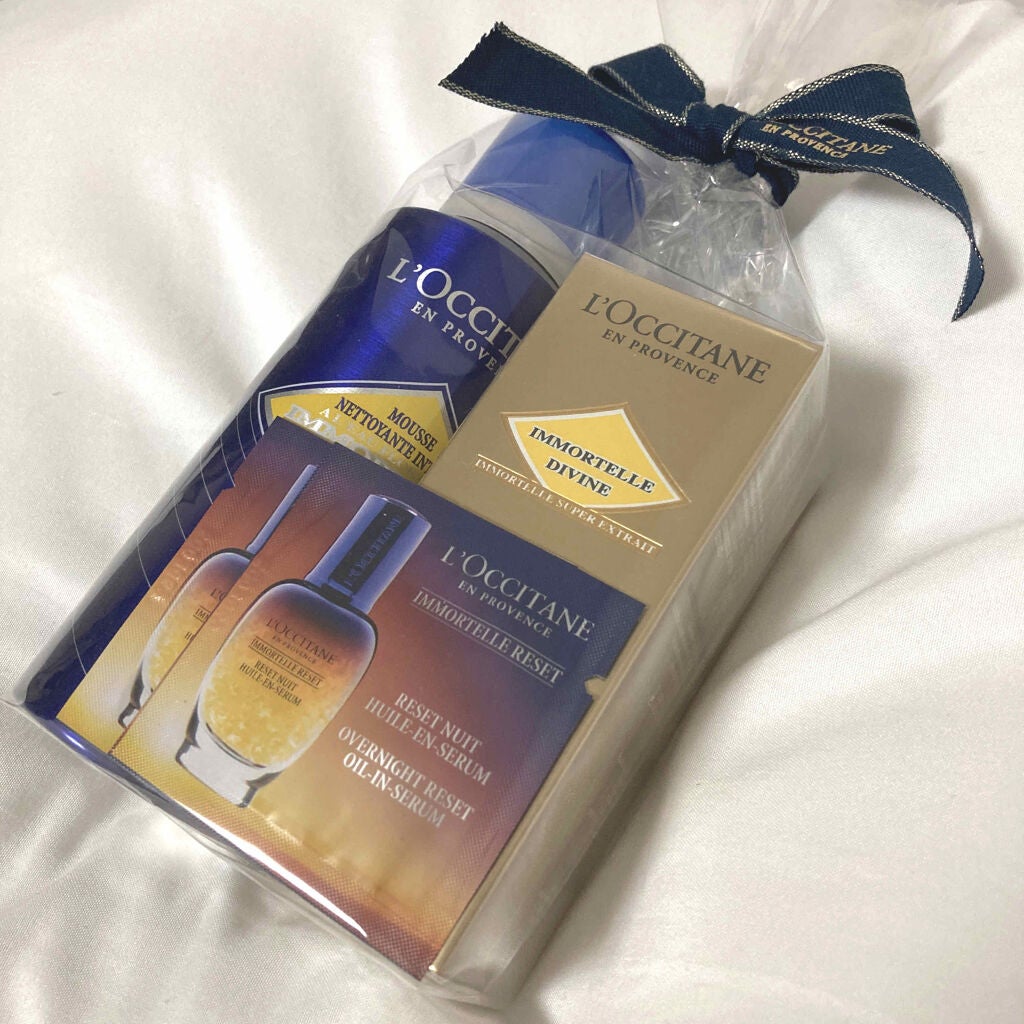 イモーテル プレシューズインテンスクレンジングフォーム/L'OCCITANE/洗顔フォームを使ったクチコミ(1枚目)