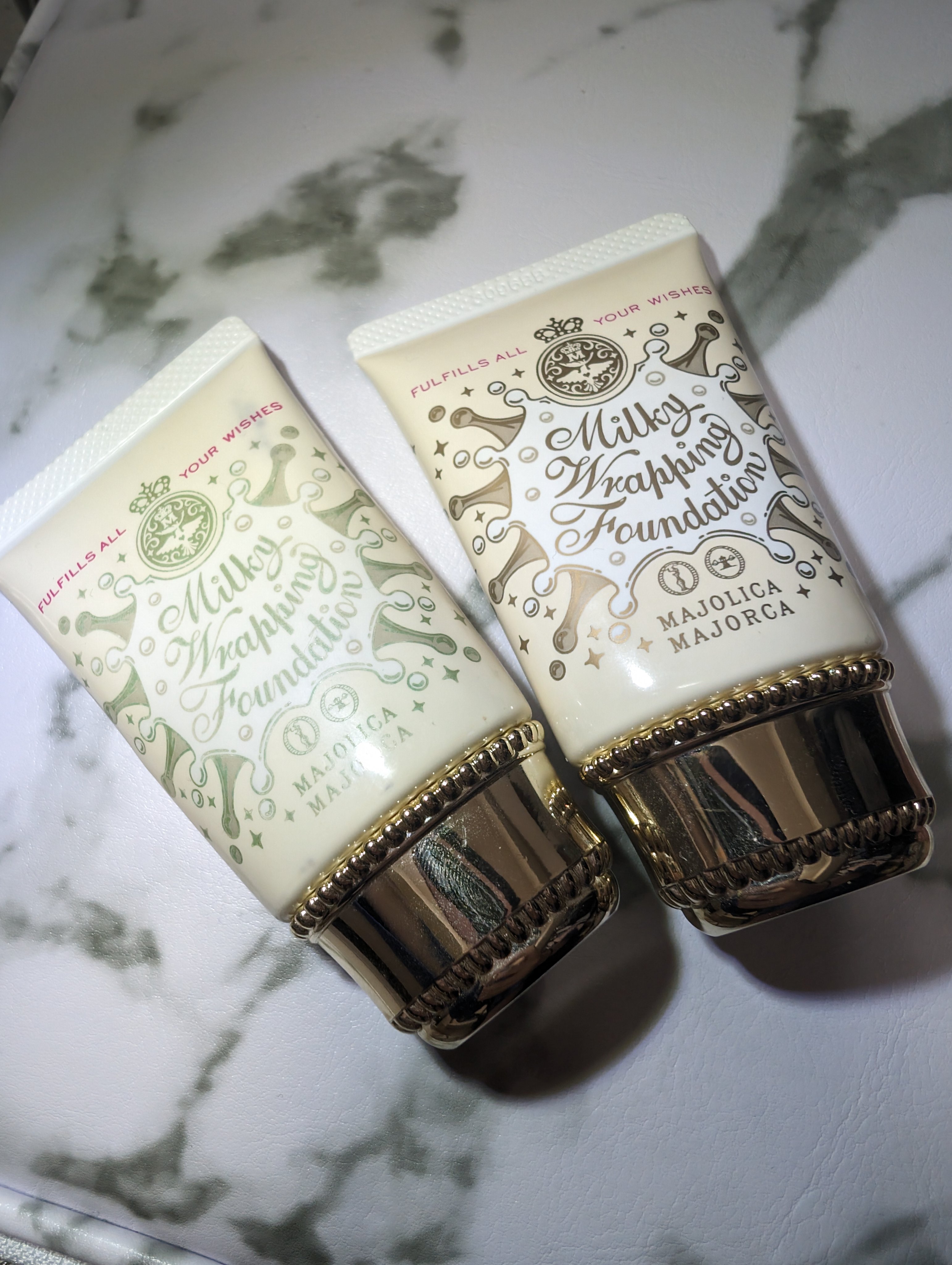 ミルキーラッピングファンデ/MAJOLICA MAJORCA/リキッドファンデーションを使ったクチコミ（1枚目）