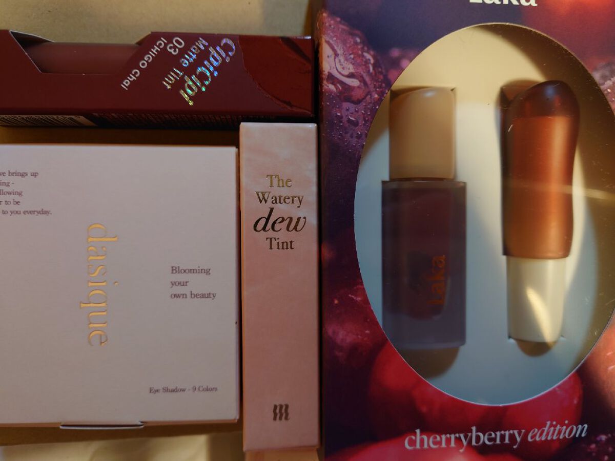 ふわマットティント 03 いちごチャイ/CipiCipi/リップティントを使ったクチコミ（1枚目）