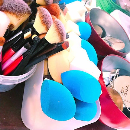 3段式クリアーケース/DAISO/その他化粧小物を使ったクチコミ(3枚目)