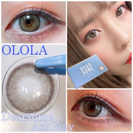 ディアサム(DearSome)/OLOLA/カラーコンタクトレンズを使ったクチコミ(1枚目)